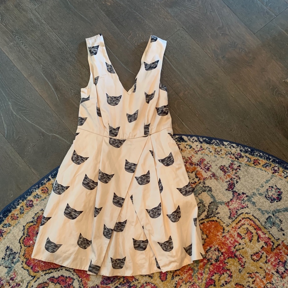 Anthropologie Vintage Cat Dress